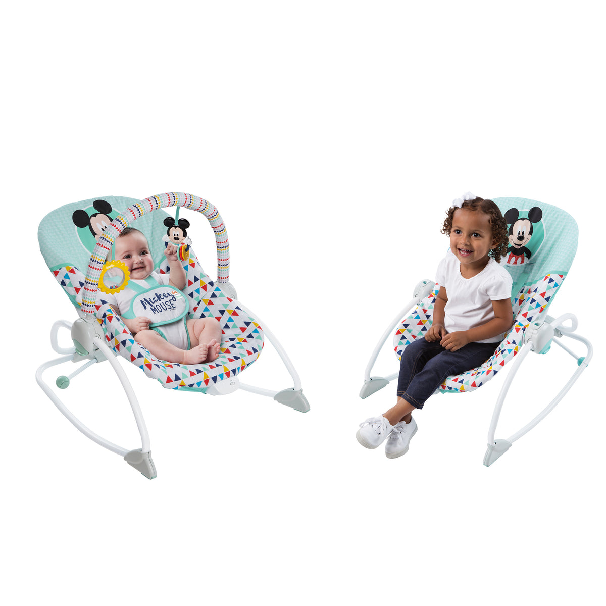Bright Starts - Disney Baby Mickey Mouse Infant To Toddler Rocker