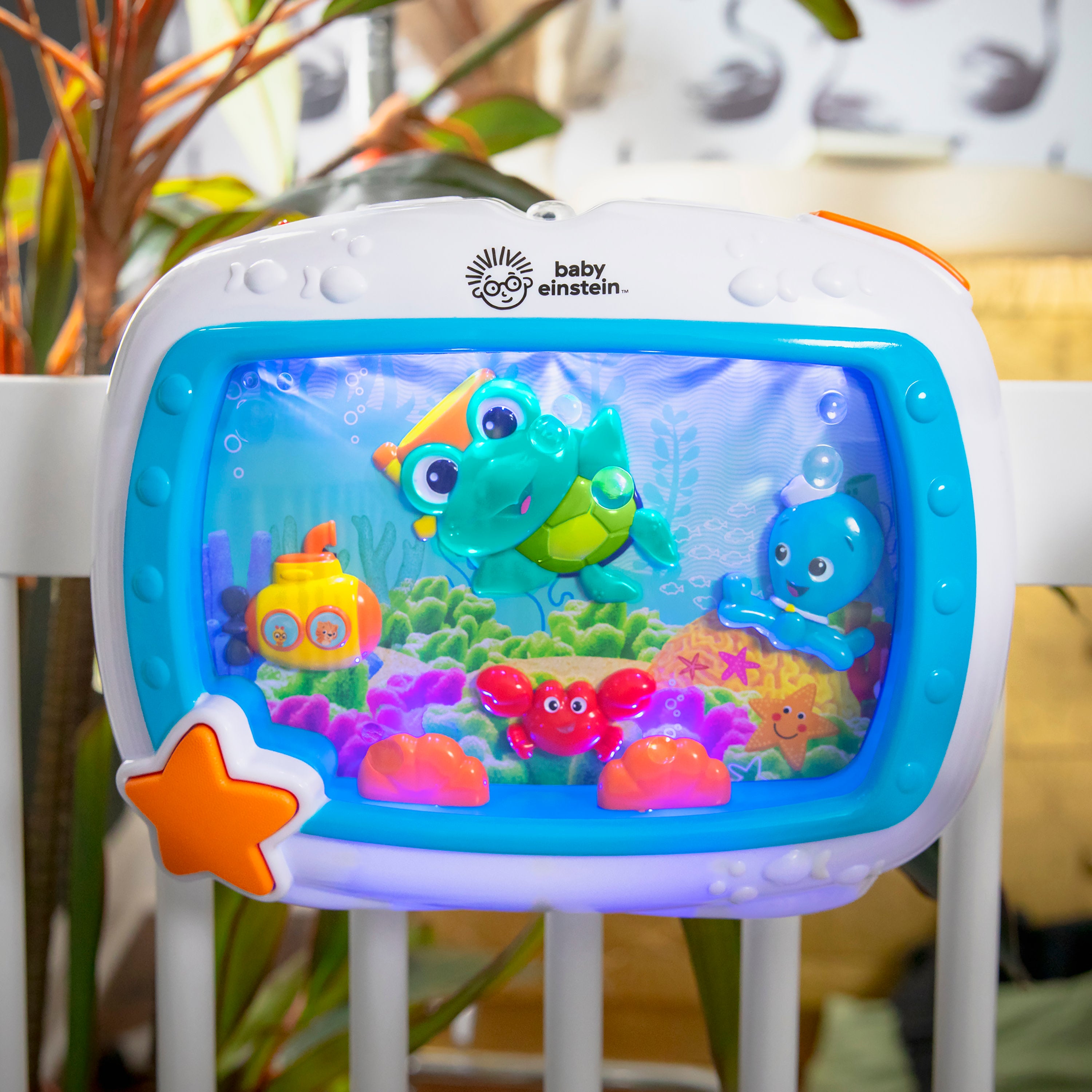 Baby Einstein Sea Fish Dreams Sleep Baby Soother and partial mounting  bracket