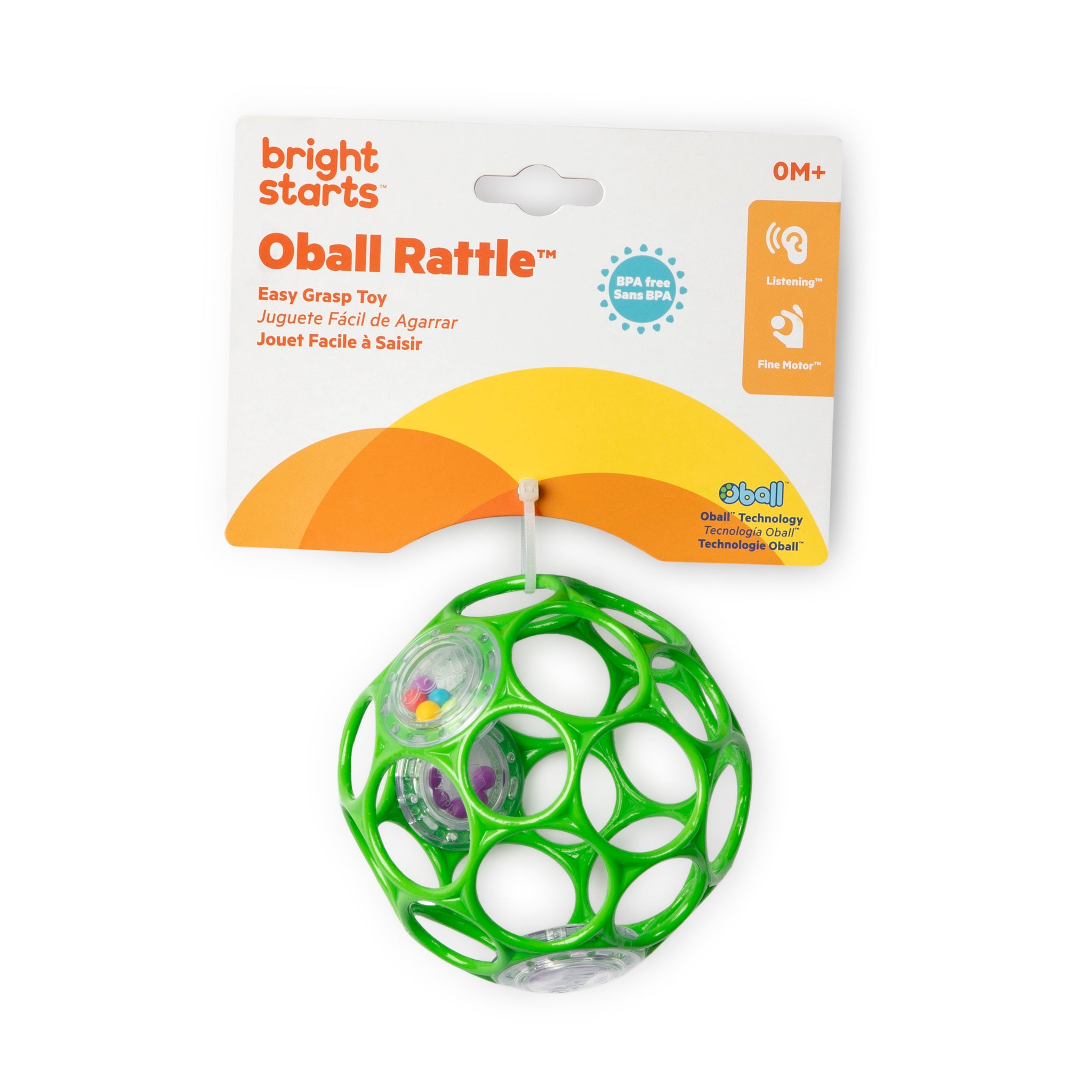 Oball Rattle Easy Grasp Toy Green Kids2 LLC