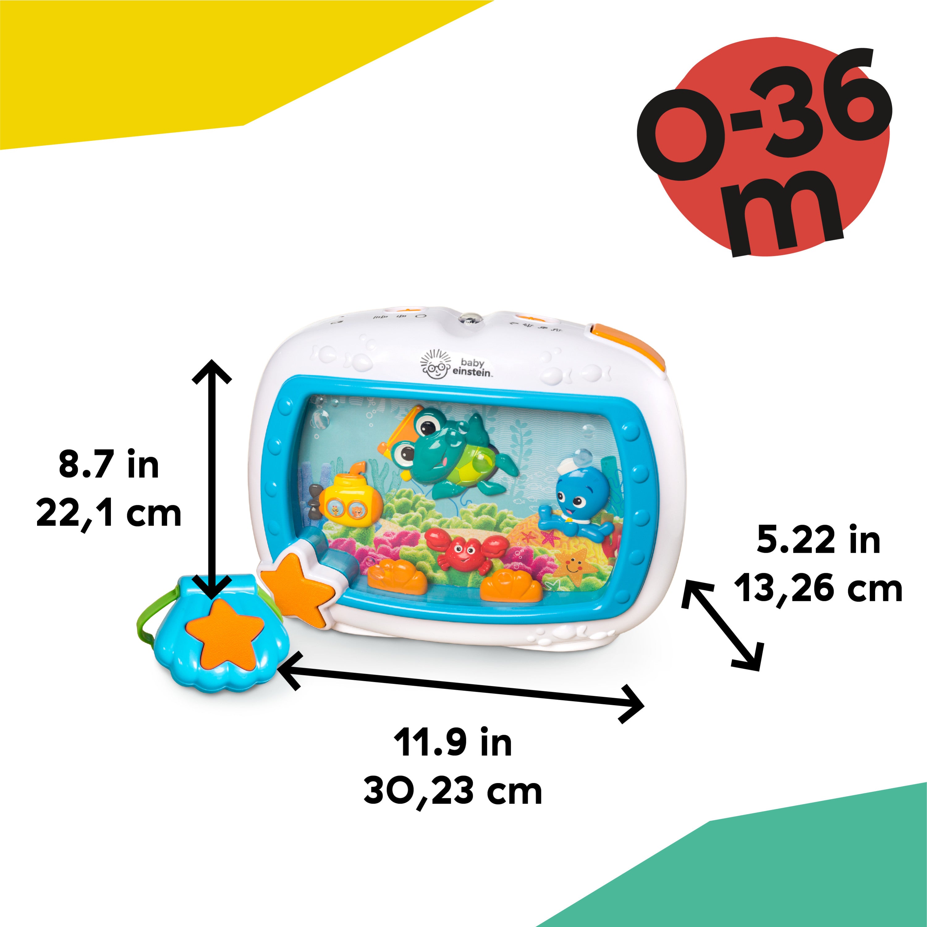 Baby Einstein Sea Dreams Soother Musical Crib Toy And Sound