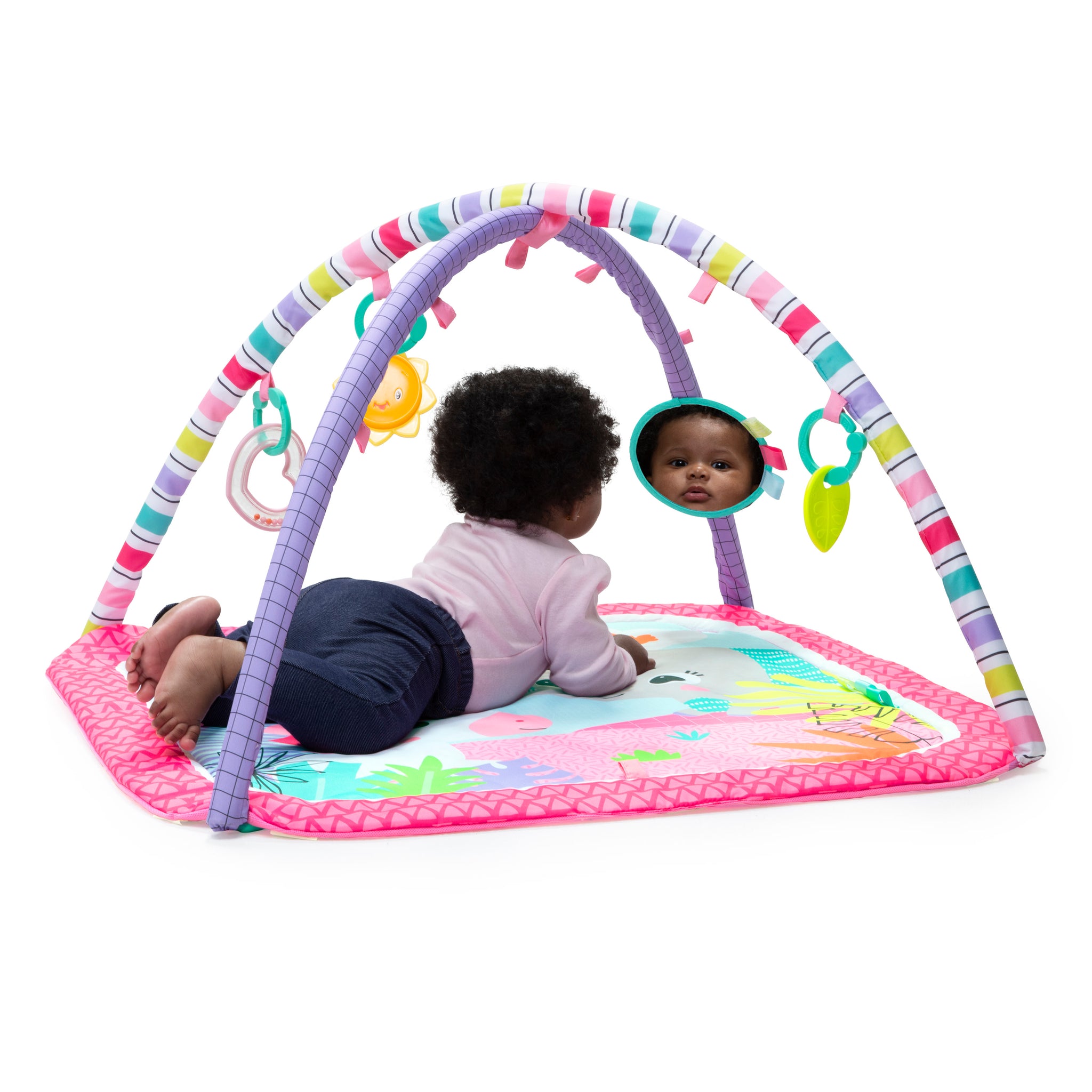 Baby mat with toys on sale