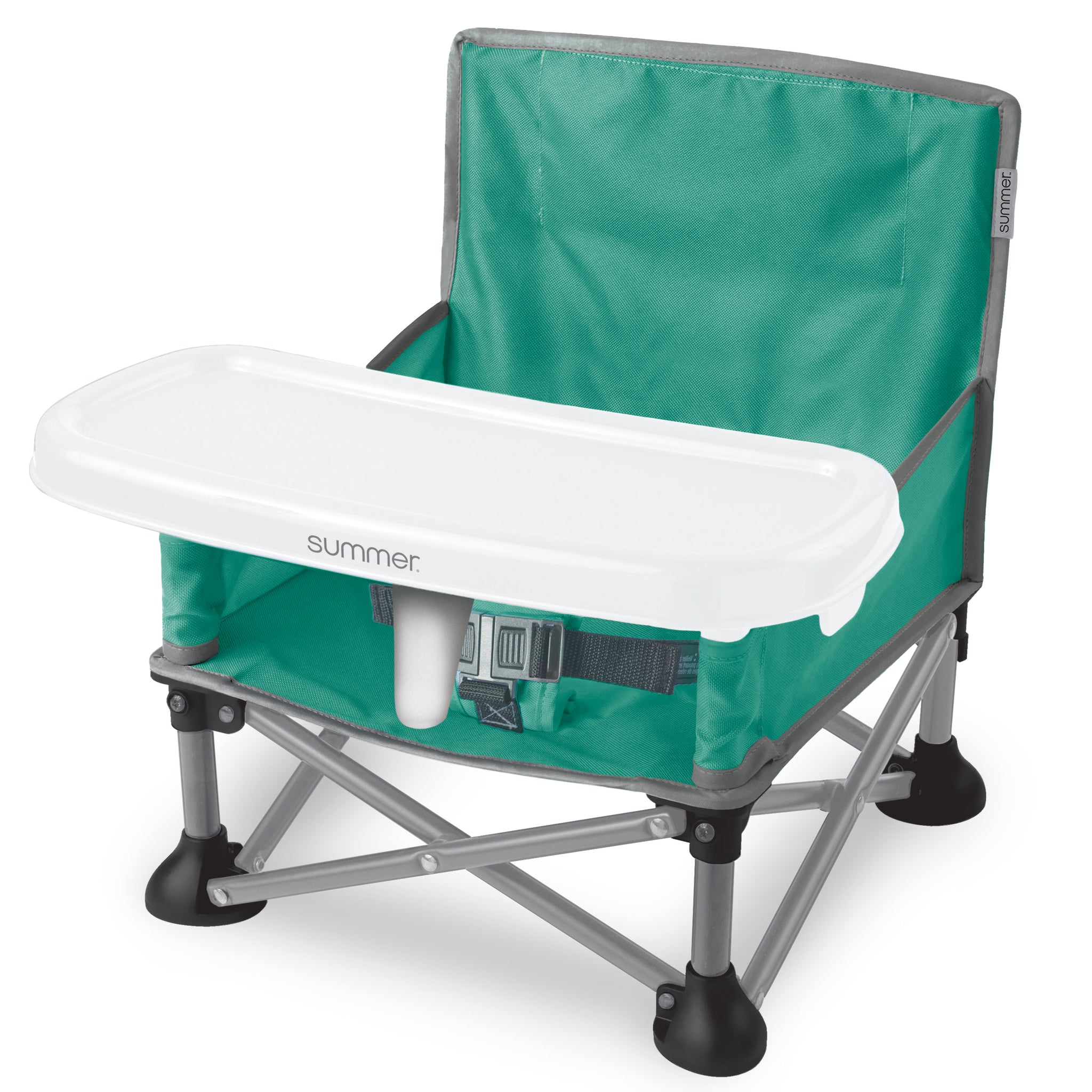 Pop N Sit Portable Booster Teal Grey Kids2 LLC