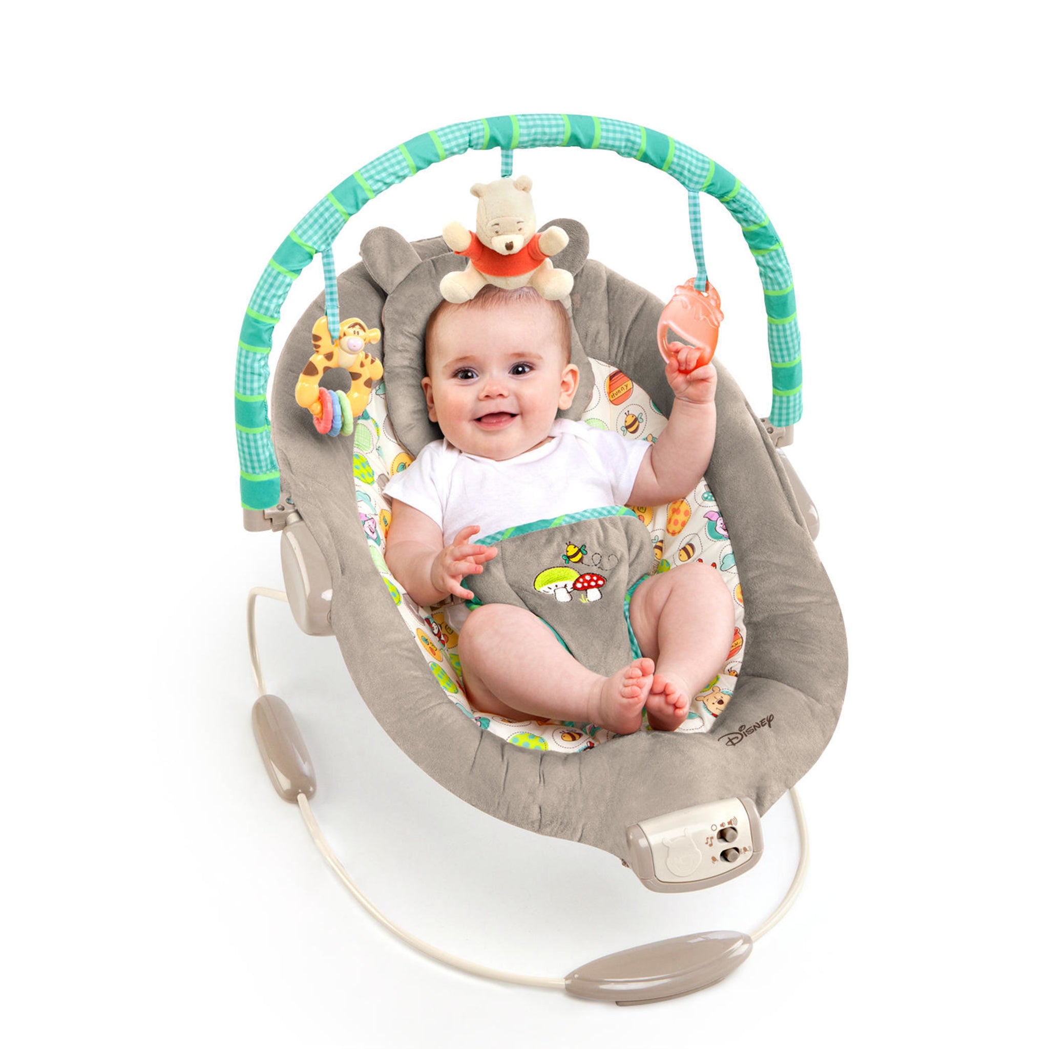 WINNIE THE POOH Dots & Hunny Pots Bouncer – Kids2, LLC