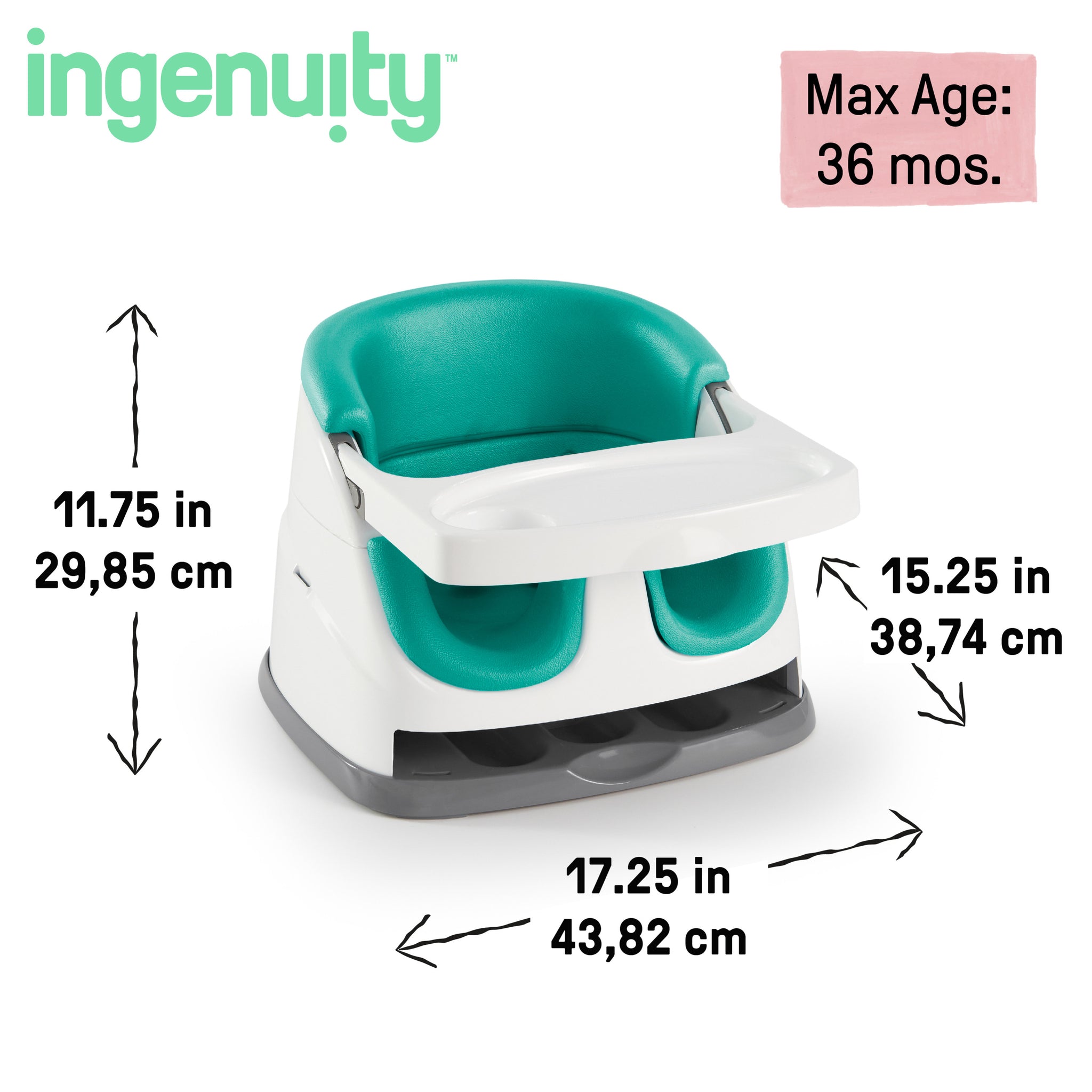 Baby Base 2 in 1 Seat Ultramarine Green Kids2 LLC