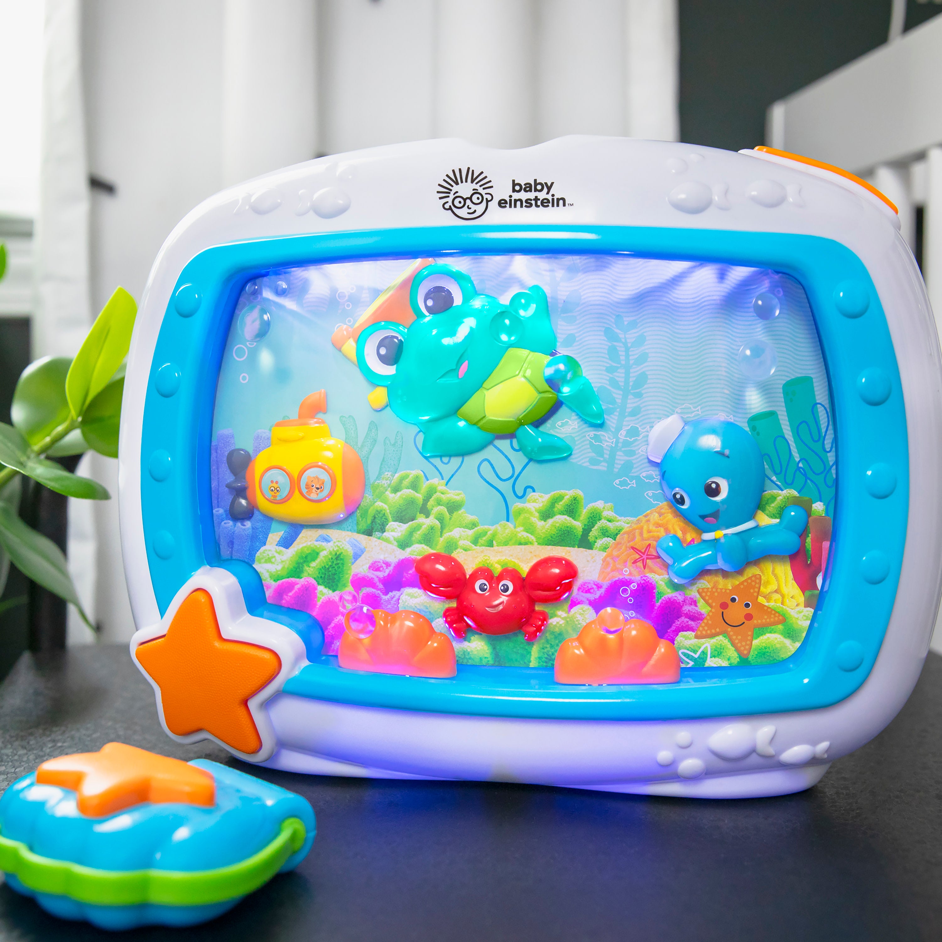 Baby Einstein Octoplush Plush Toy & Baby Einstein Sea Dreams Soother Crib  Toy with Remote, Lights and Melodies for Newborns and up