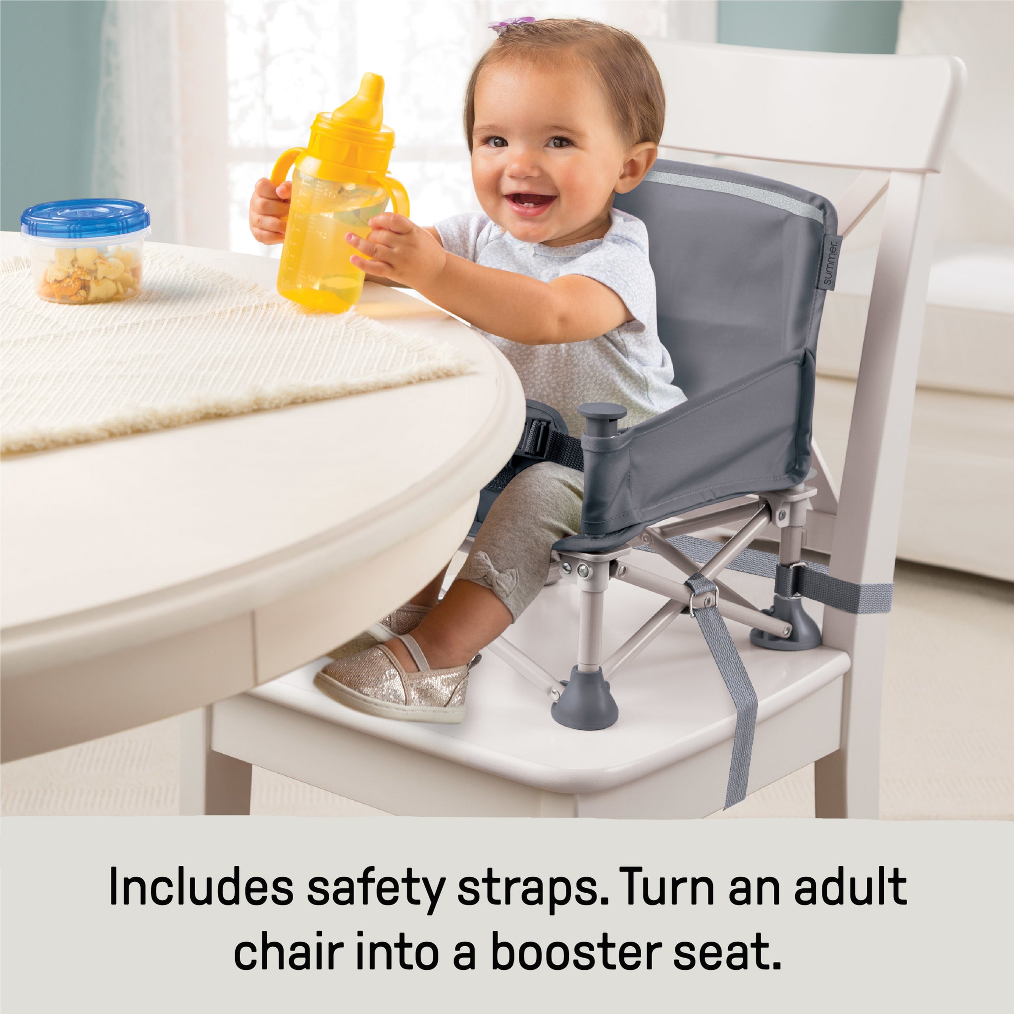 Pop N Sit Portable Booster Gray Kids2 LLC