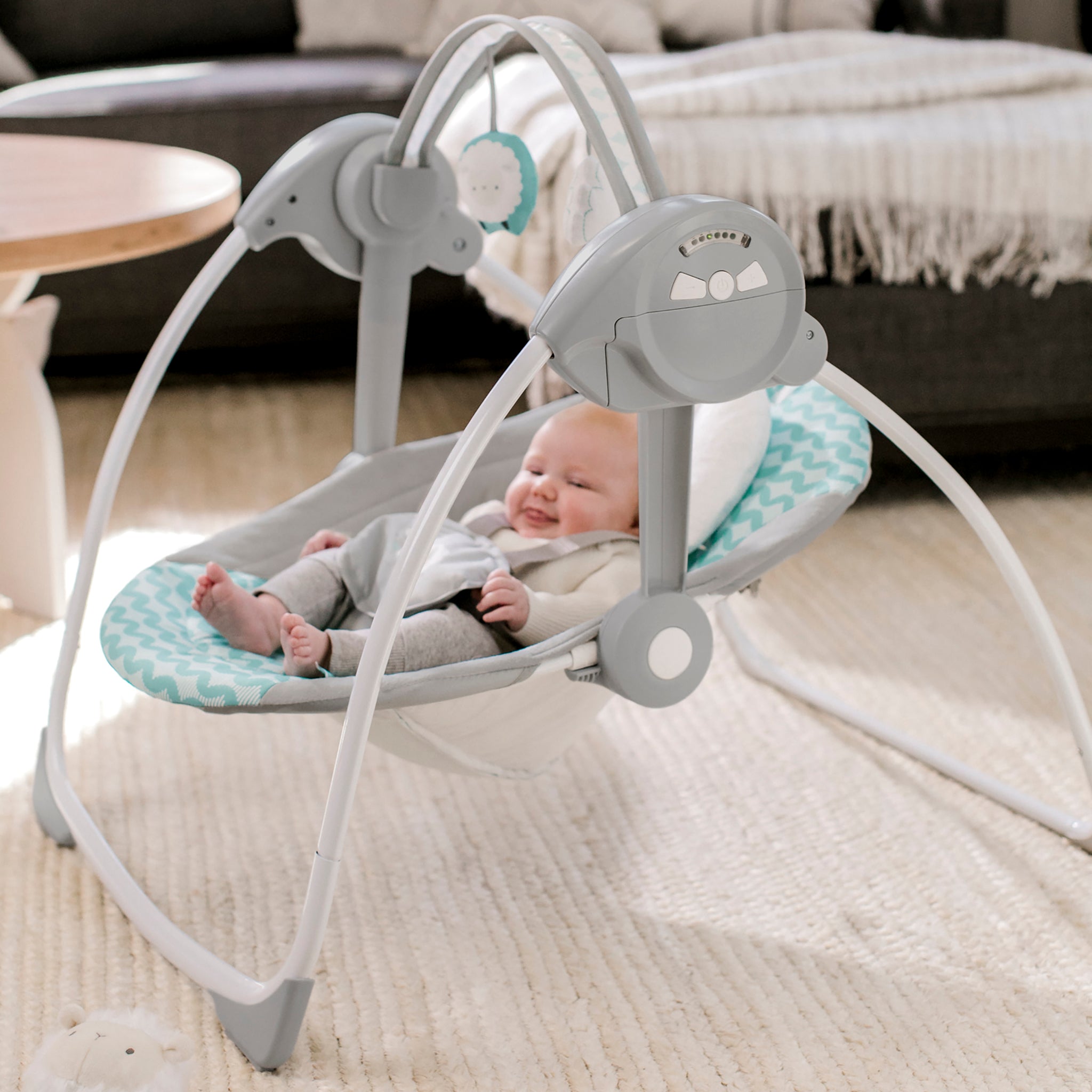 Portable baby swing bed hotsell