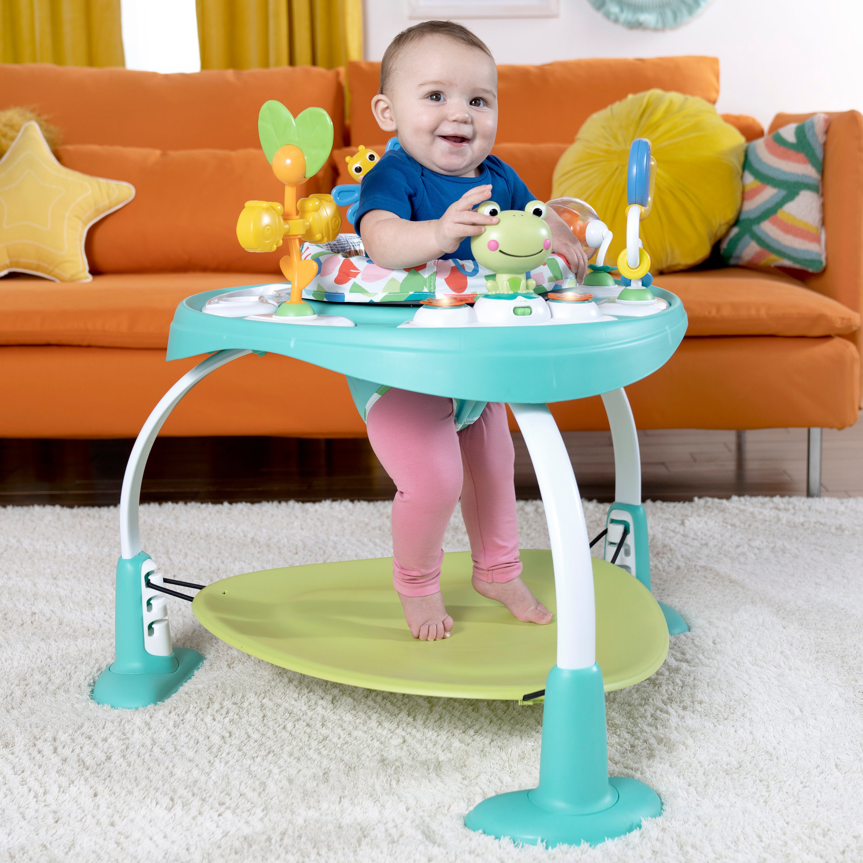 Fisher price A 2 In 1 Exciting Baby Entertainer And Play Table From With  Music Lights And Sounds That Grows With Your Baby From Infant To Toddler  Multicolor