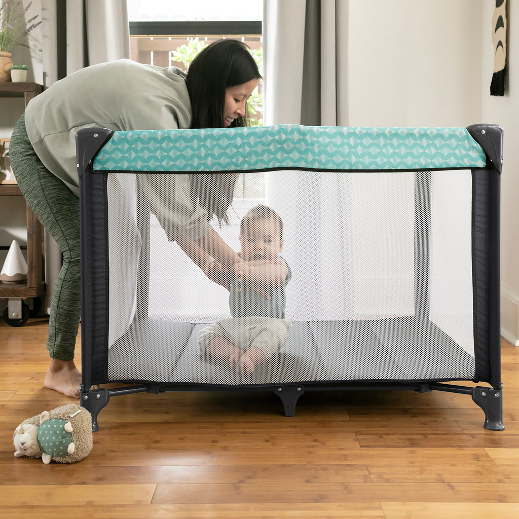 Ity by Ingenuity Rompity Rest Easy Fold Portable Playard Goji – Kids2, LLC