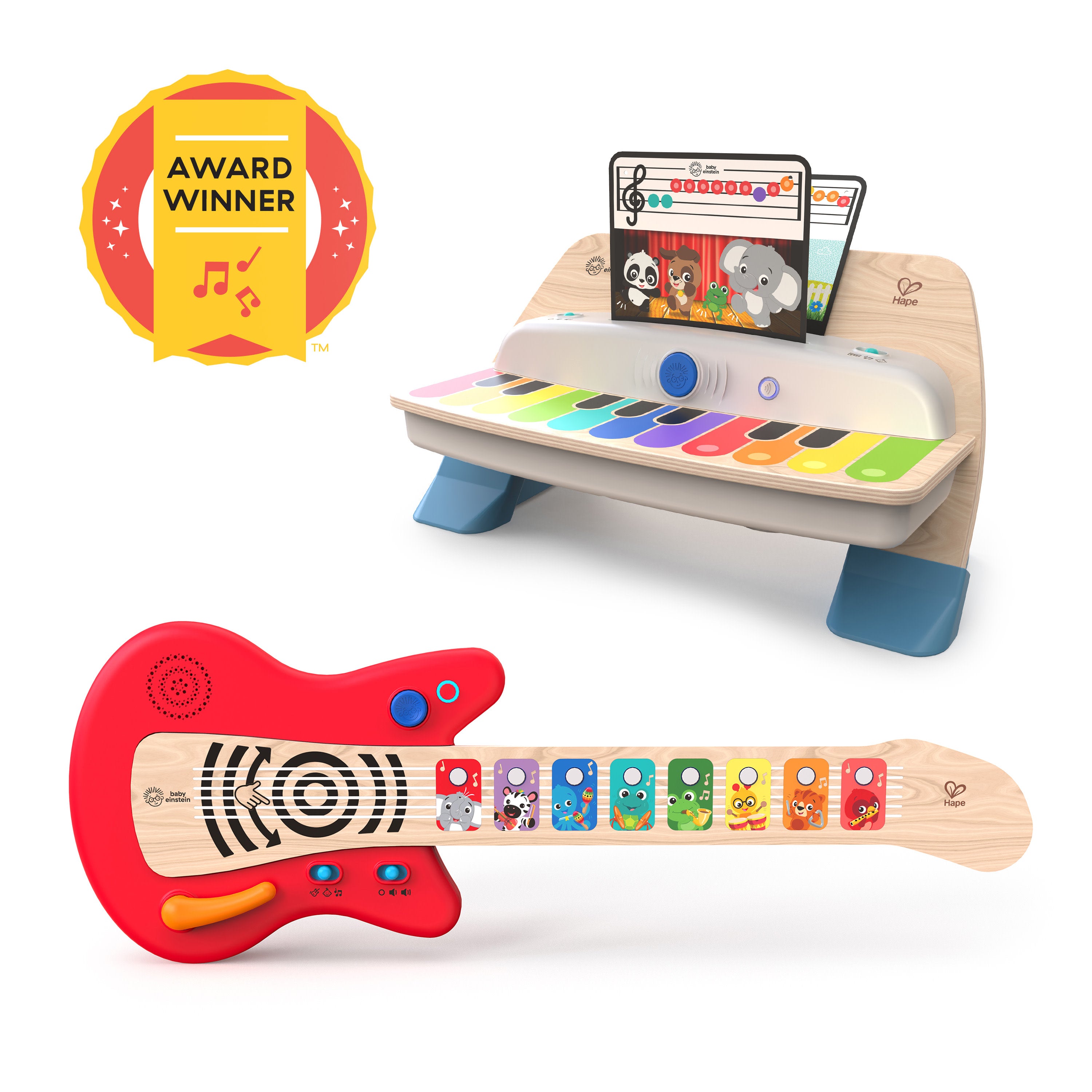 Baby Einstein - Wooden musical toy MAGIC TOUCH piano