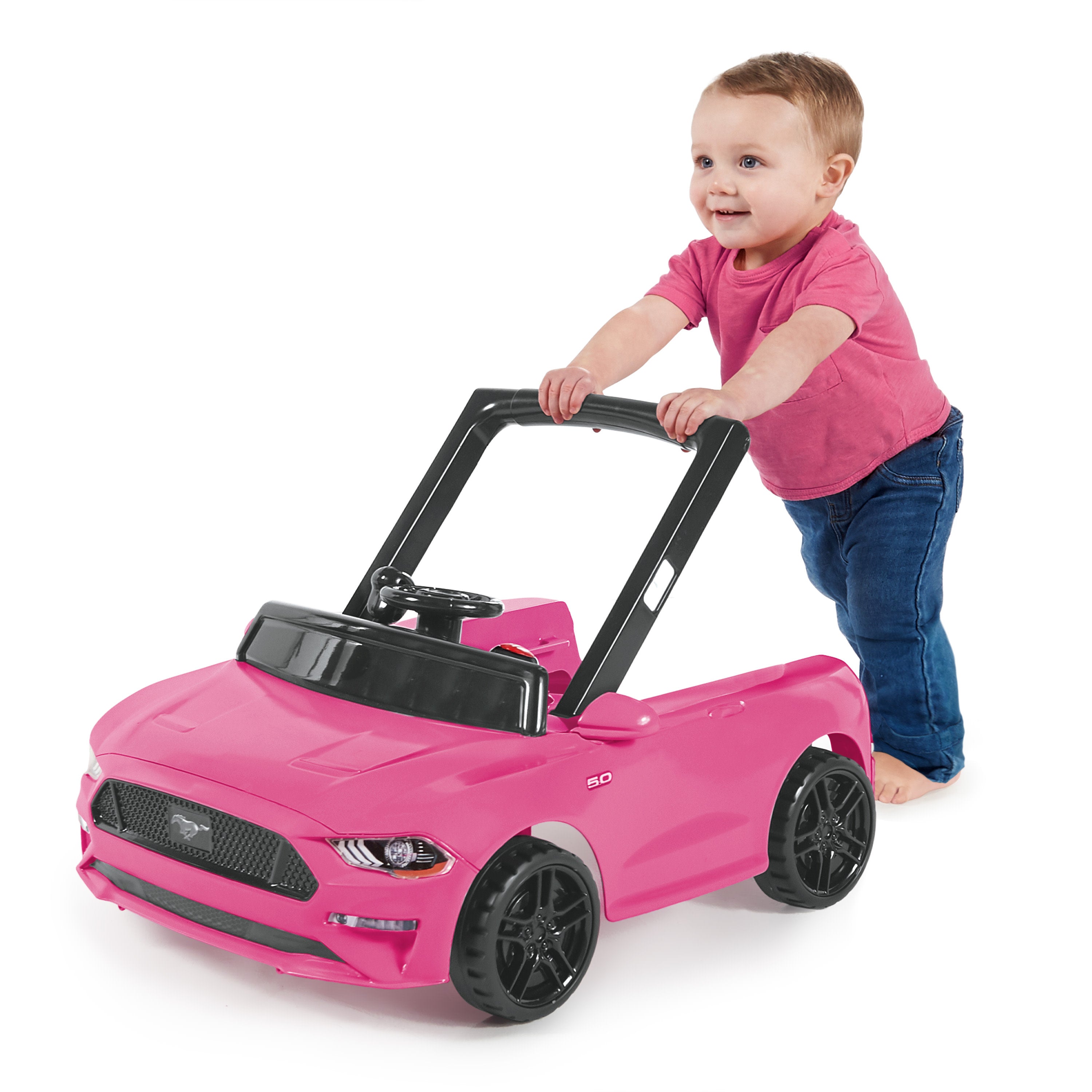 Ways to Play Walker - Ford Mustang, Pink, 4-in-1 Walker – Kids2, LLC