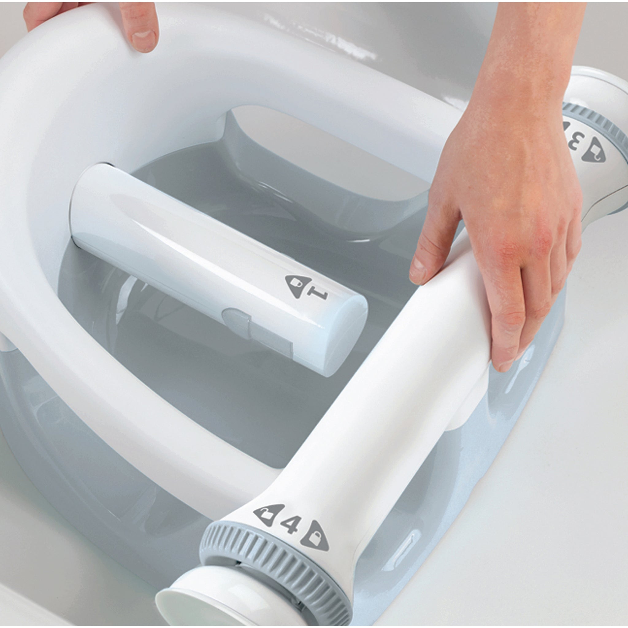 Summer My Bath Seat (Gray), order Sit-Up Bath, Support, Easy Set-up, Removal, Storage