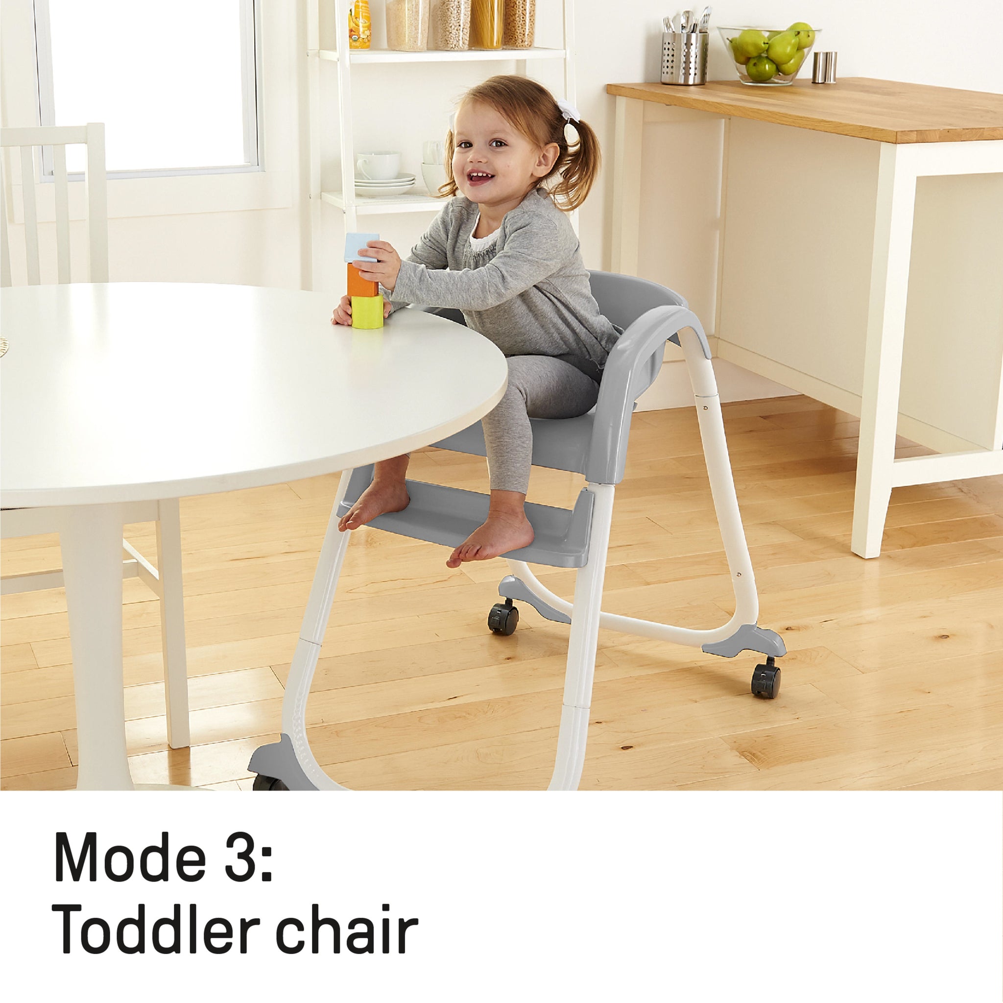 High chair that fits under table best sale