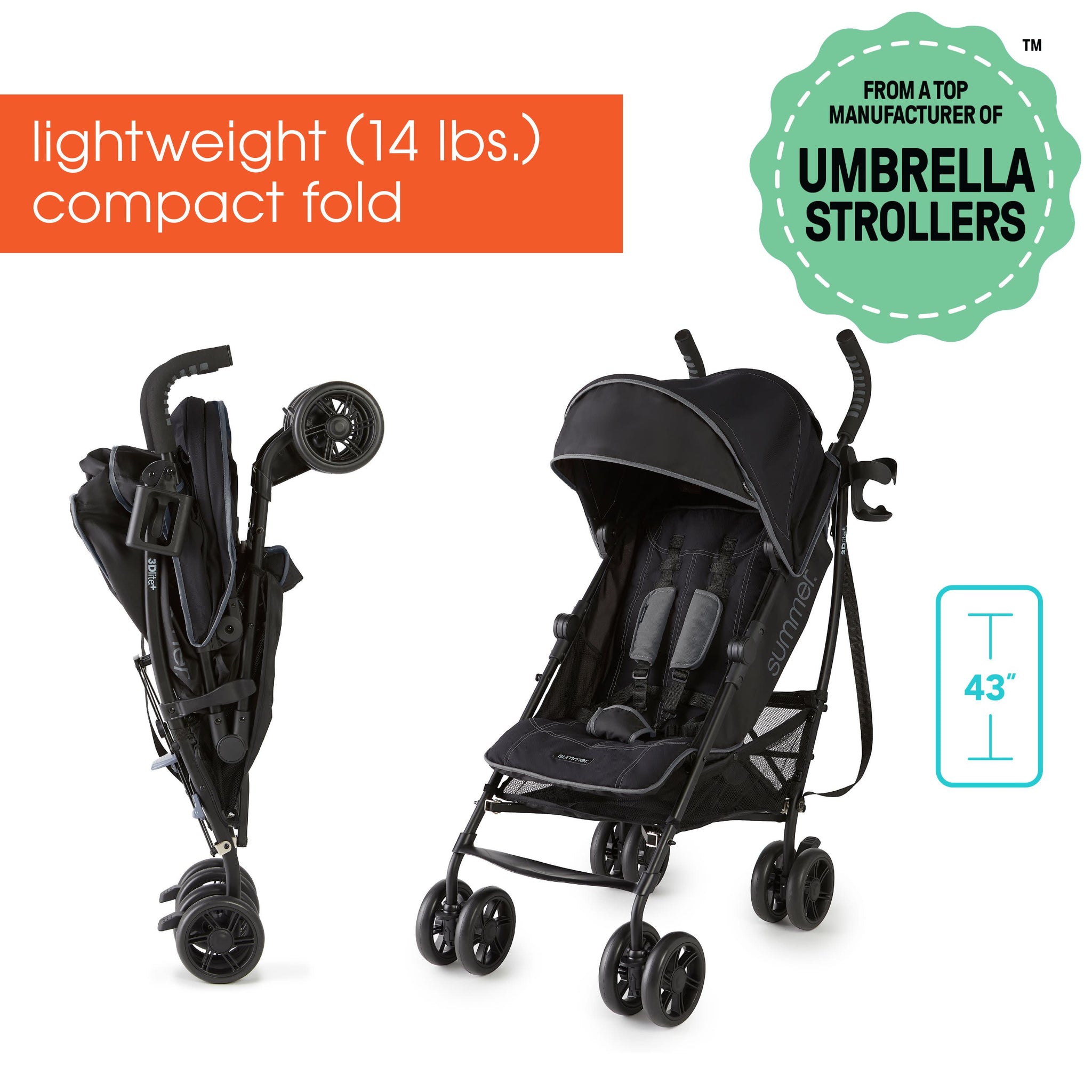 3Dlite Convenience Stroller Kids2 LLC