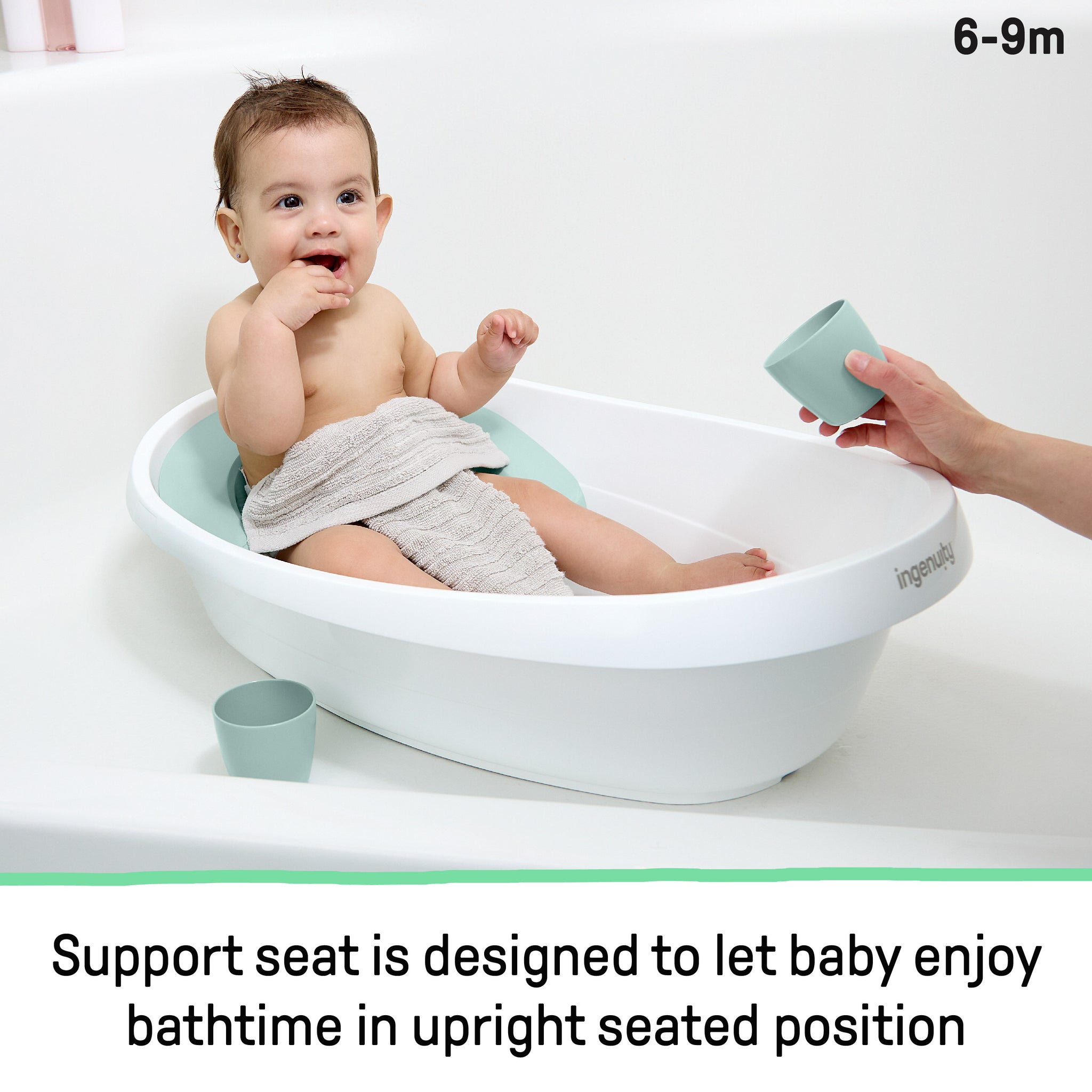 Fashion upright bath seat