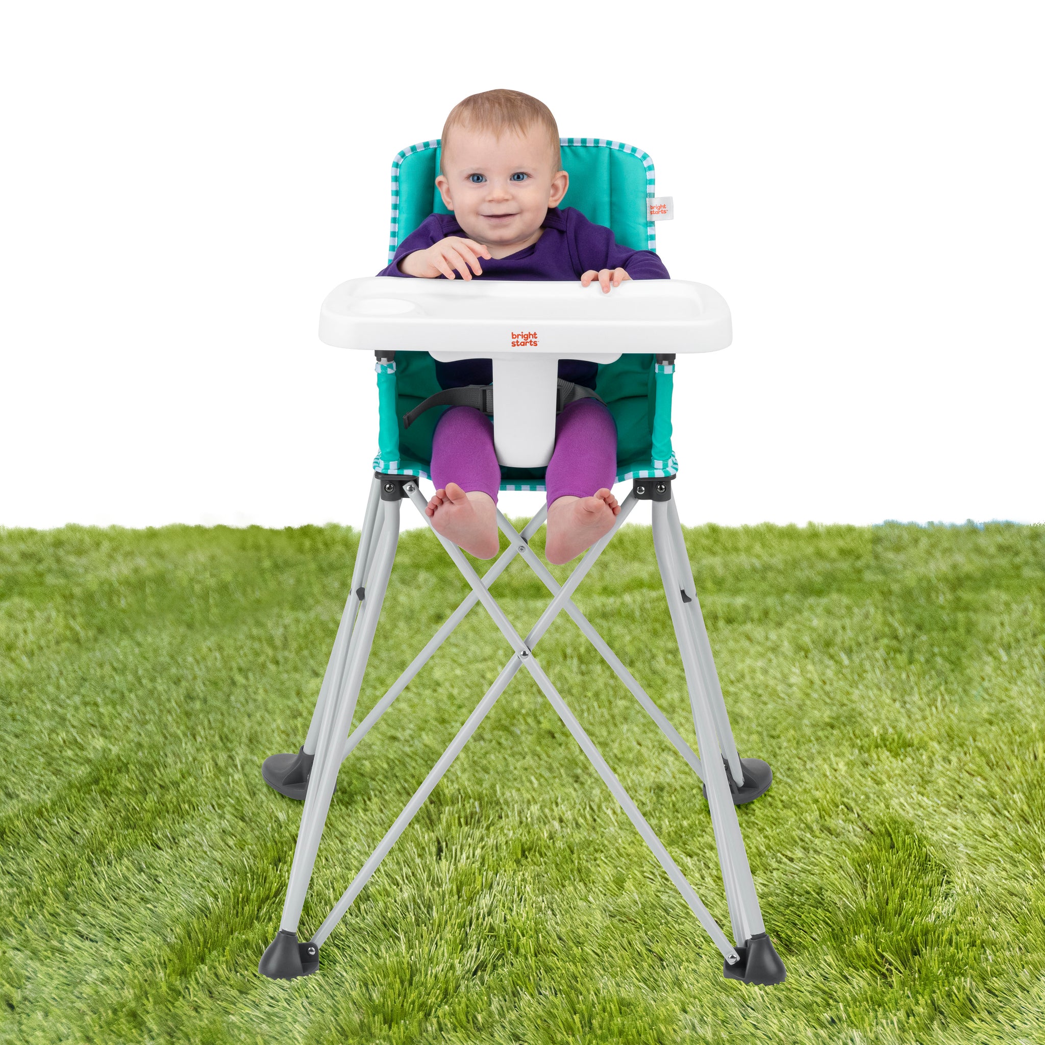 Bright Starts Pop N Dine Portable High Chair Teal