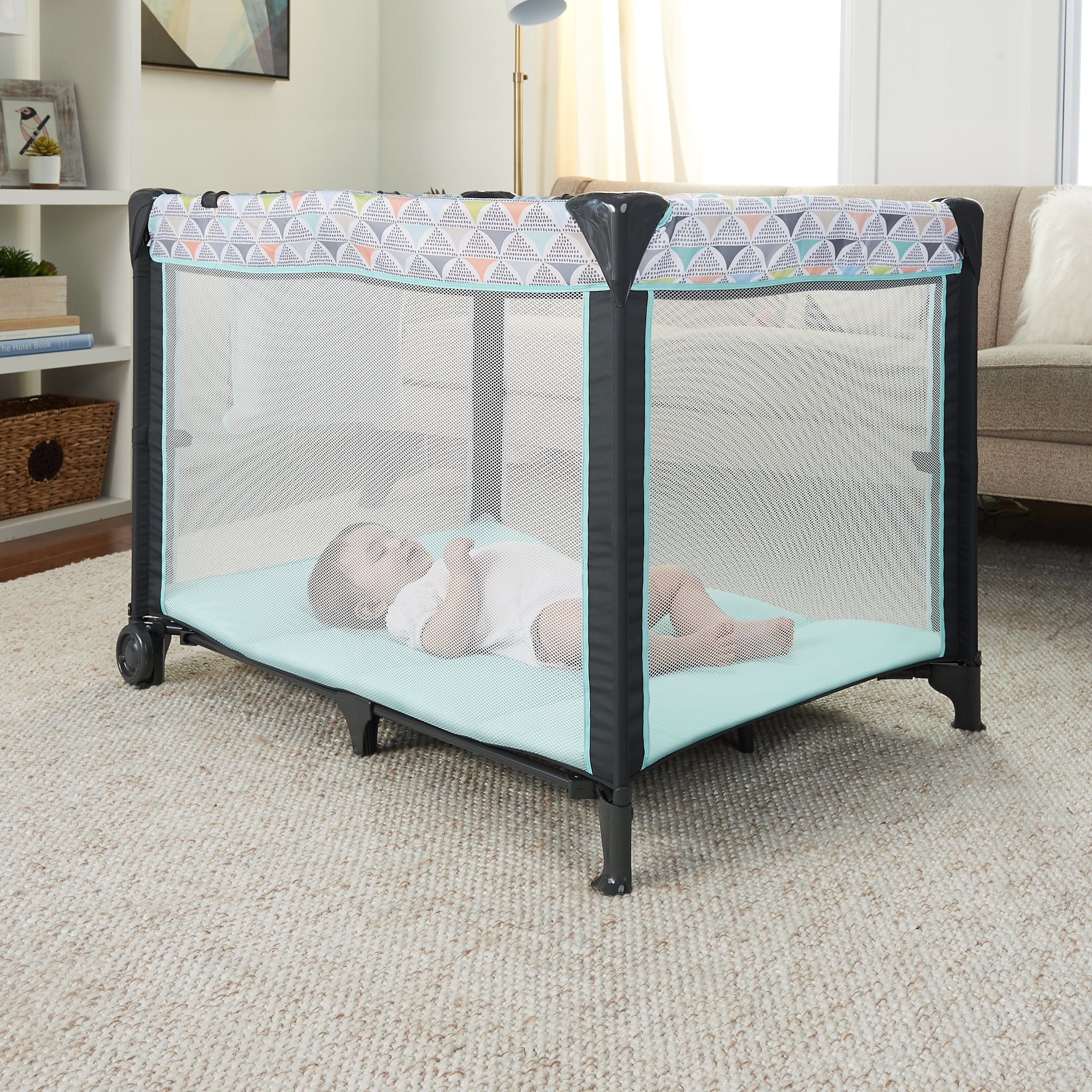 Ingenuity smart & simple travel cot hotsell